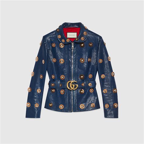 Gucci Giacca In Pelle 